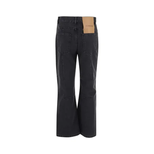 High-Waisted Flared Jeans