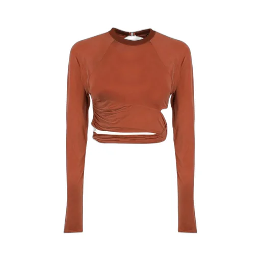 Cut-Out Ruched Top