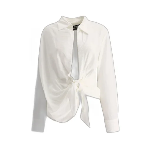Asymmetric Tie Front Shirt