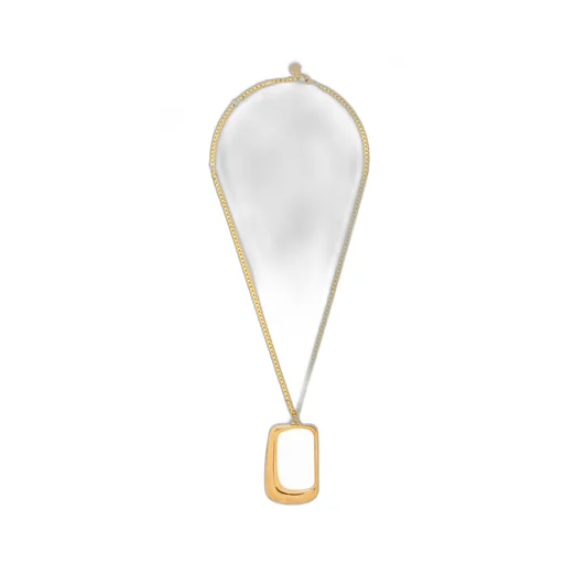 Rectangular Pendant Necklace