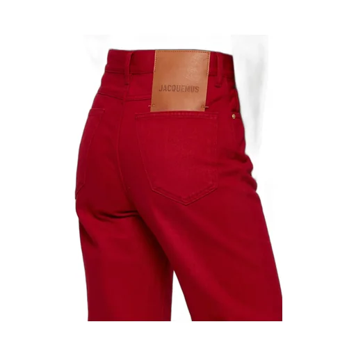 High-Waisted Straight-Leg Jeans