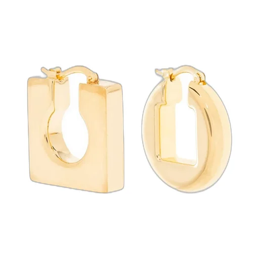 Geometric Hoop Earrings