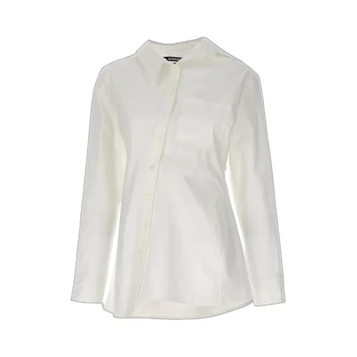 Asymmetric Poplin Shirt