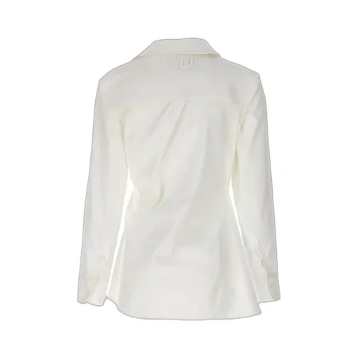 Asymmetric Poplin Shirt