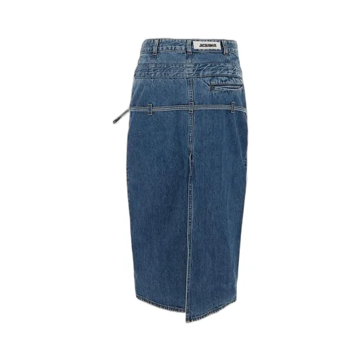 Denim Maxi Skirt