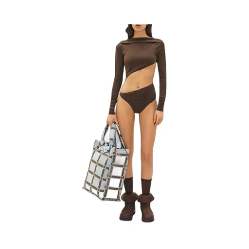 Asymmetric Cutout Bodysuit