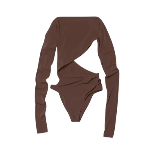 Asymmetric Cutout Bodysuit