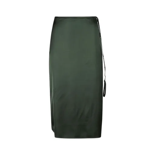 Satin Midi Skirt