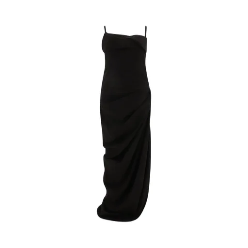 Asymmetric Draped Gown