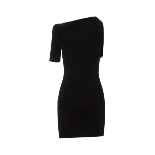 One-Shoulder Ruched Dress