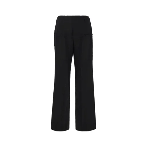 Wide-Leg Tailored Trousers