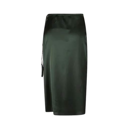 Satin Midi Skirt