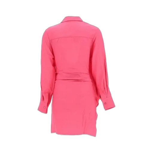 Ruched Shirt Dress