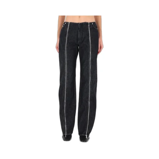 Jeans With Front Zip Detail