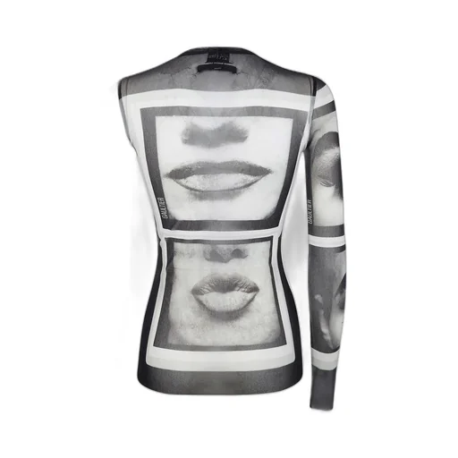 Long Sleeve Mesh Top