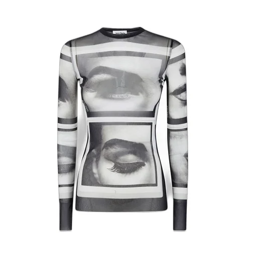 Long Sleeve Mesh Top