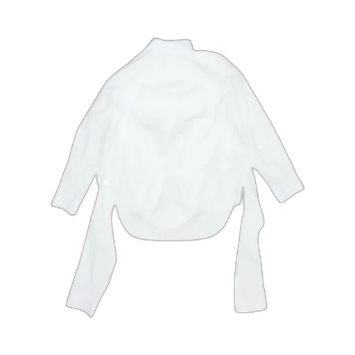 Oversized Button-Down Shirt With Tie Detail