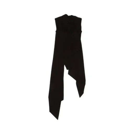 Sleeveless Jumpsuit With Wide Legs And Scarf Detail
