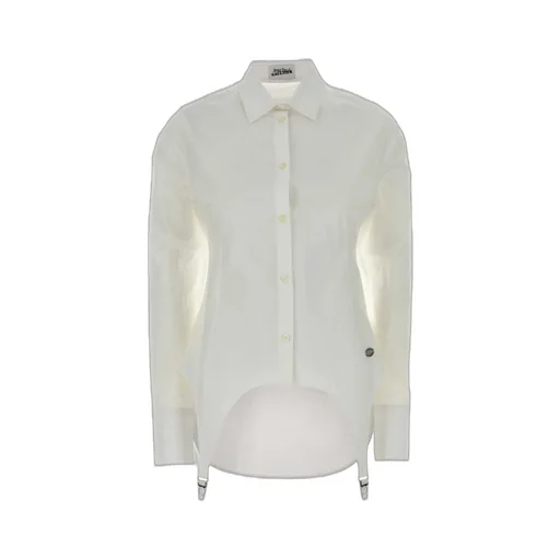Shirt With Garter Straps