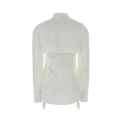Shirt With Garter Straps