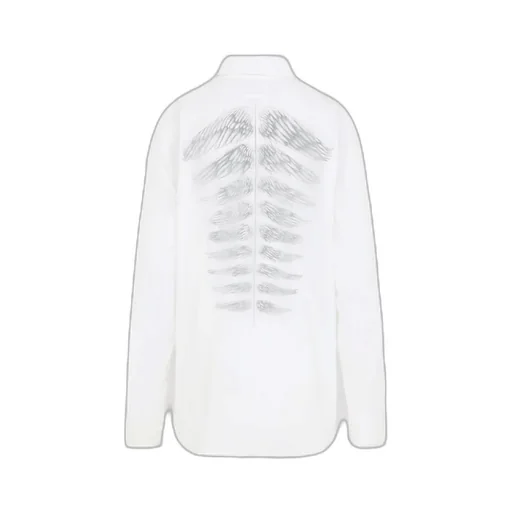 Embellished Cotton Poplin Shirt