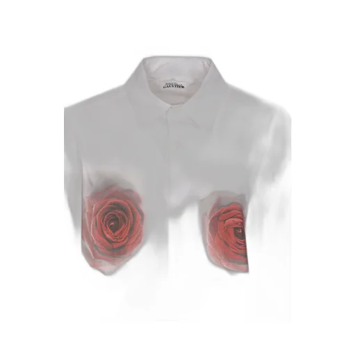 Shirt With Rose Print