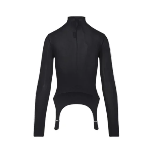 Sheer Turtleneck Bodysuit