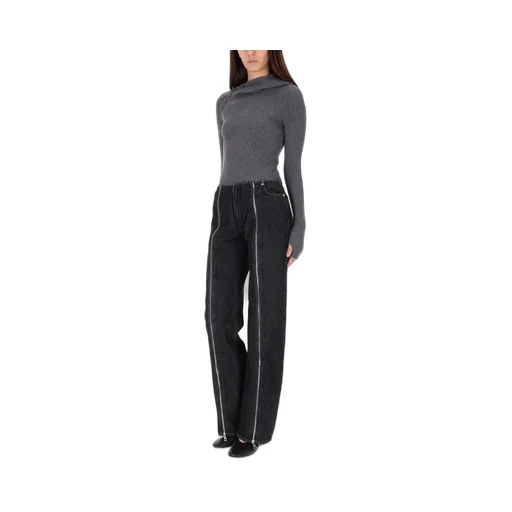Ribbed Knit Hoodie