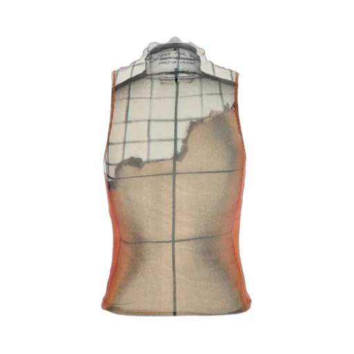 Mesh Turtleneck Top