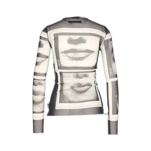 Mesh Top With Photographic Print