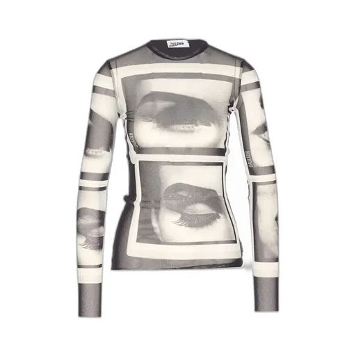 Mesh Top With Photographic Print