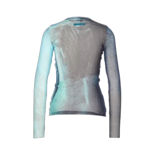 Long Sleeve Mesh Top