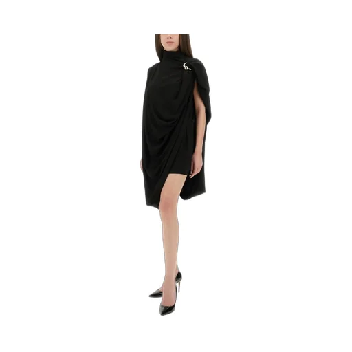 Asymmetric Draped Dress