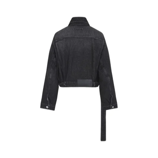 Denim Jacket With Belt