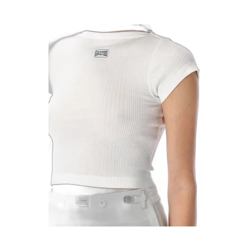 Ribbed Crop Top And Shorts Set