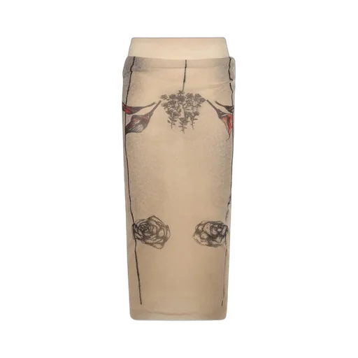 Printed Tulle Skirt