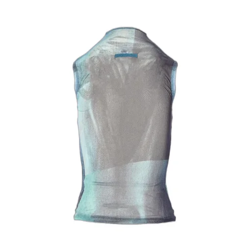 Mesh Turtleneck Top