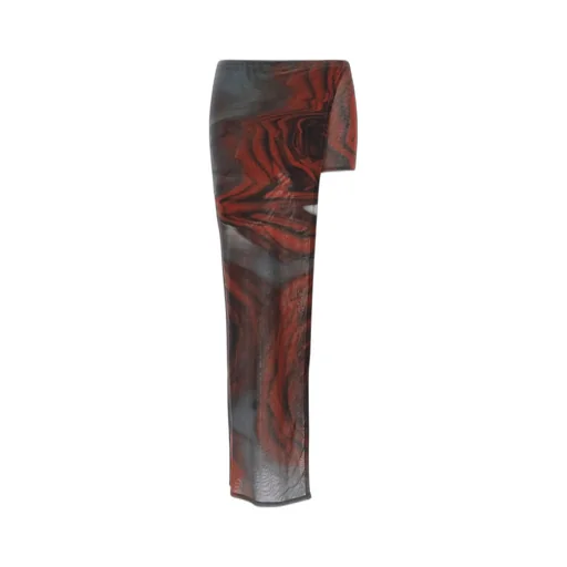 Asymmetric Maxi Skirt