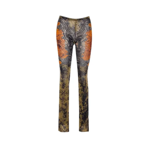 Printed Mesh Pants