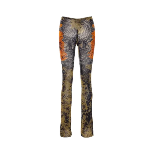 Printed Mesh Pants