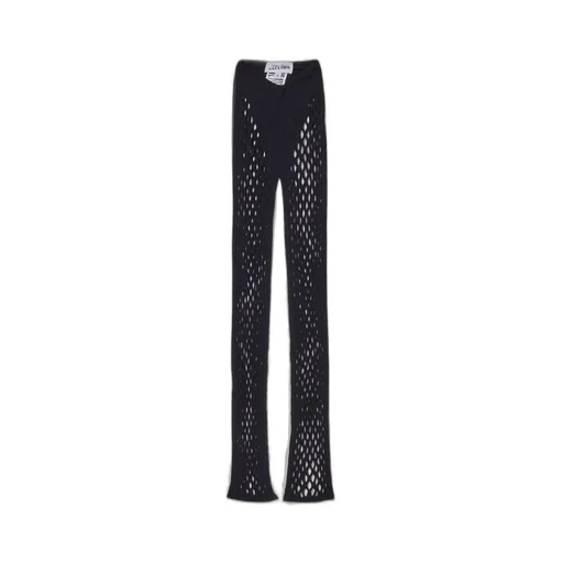 Fishnet Flared Trousers