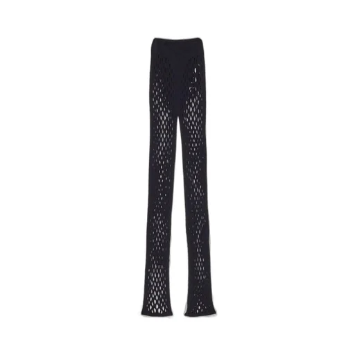 Fishnet Flared Trousers