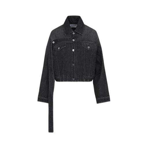 Denim Jacket With Belt