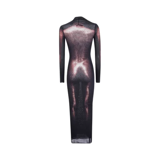 Mesh Maxi Dress