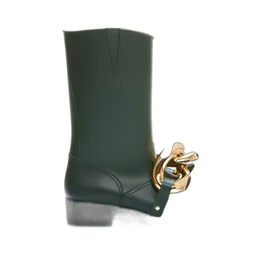 Tall Boots With Chain Detail