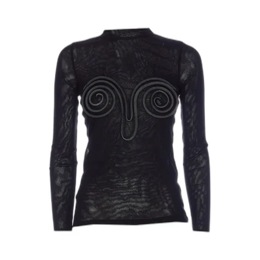 Long Sleeve Mesh Top