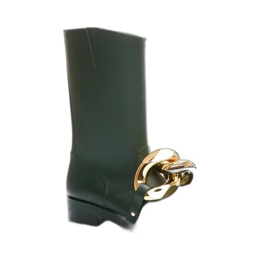 Tall Boots With Chain Detail