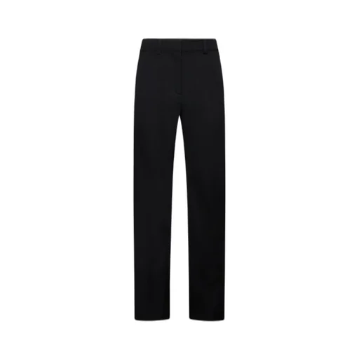 High-Waisted Straight-Leg Trousers
