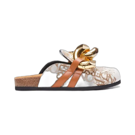 Logo Print Mules