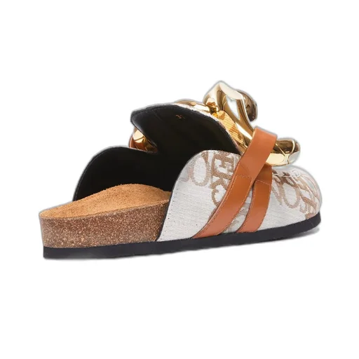 Logo Print Mules